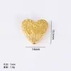 Accesorios Yiwu Venta Caliente Transfronteriza Aleación Accesorios para Joyería DIY Colgante Dorado Brillante Collar Pulsera Colgante Corazón Estrella
