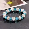Pulsera Sencilla y Creativa Estilo Coreano, Arcilla Suave Incrustada con Diamantes y Pulsera de Cristal, Dulces Adornos de Colores Caramelo Japoneses y Coreanos