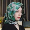[Chapéu Cachecol de Cetim com Nervuras] Novo Estilo de Primavera Chapéu com Fita Moda Protetor Solar Cachecol Versátil Casual Lenço de Cabeça Feminino