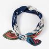 Popular transfronteiriço nova moda outono e inverno seda artificial estampada padrão de desenho animado lenço quadrado pequeno lenço decorativo de ferramenta para mulheres