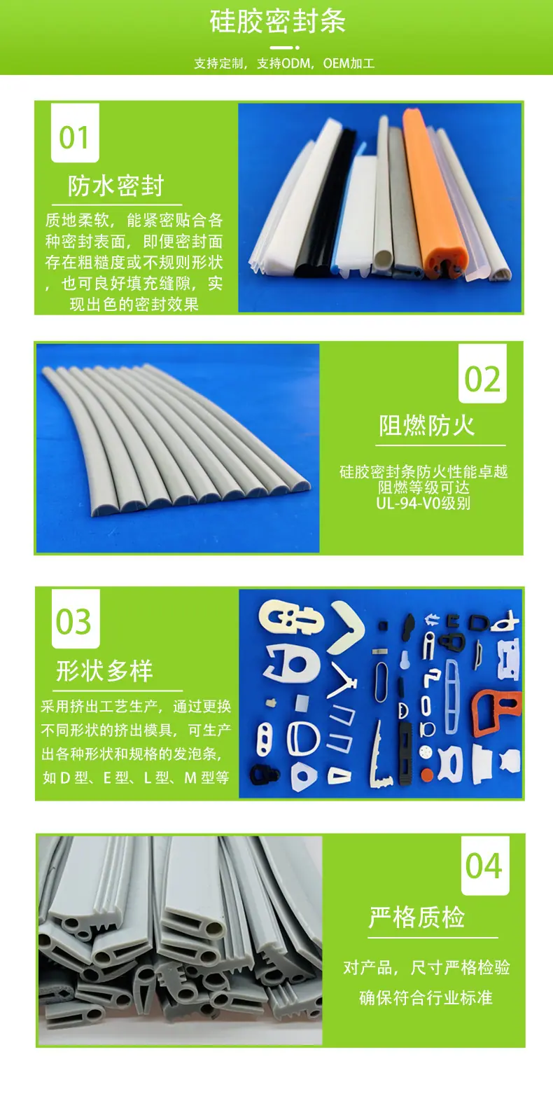 耐高温硅胶条
