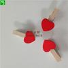 Clip de madera de amor de 3.5cm ZAKKA clip de madera de cuerda de cáñamo pared de fotos con clip de madera 2G clip de madera de cuerda de cáñamo clip de madera para fotos de boda
