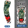 Manguitos de protección solar para tatuajes, manguitos transpirables para ciclismo al aire libre, diseño de tatuaje floral en el brazo, manguitos sin costuras, disponibles en stock