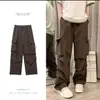 Comercio Exterior Transfronterizo 2026 Primavera y Otoño Nuevo Estilo Pantalones de Trabajo para Hombre Estilo Retro Japonés Holgados Pantalones Cargo con Múltiples Bolsillos Venta al por Mayor en Stock
