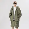 Nueva Ropa de Protección Solar de Verano, Anti-UV, Transpirable, Versátil, Corte Holgado, con Capucha, Ropa Casual de Protección Solar para Parejas para Hombres