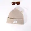 Estilo Coreano Nuevo Sombrero de Punto Cálido Cortavientos para Otoño e Invierno Moda Versátil Adelgazante para la Cara Gorrito Pequeño Sombrero de Moda para el Frío