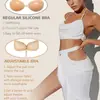 Popular sujetador push-up con cordón y alas, parche de silicona para senos, parche invisible para senos transfronterizo, cubierta de pezón de silicona Lala diosa