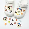 Acessórios de decoração de sapatos DIY para Crocs, fivelas decorativas fofas de pelúcia 3D de desenhos animados, leão e gato do zoológico para a superfície do sapato