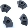 Colección de Accesorios para Bastones de Trekking de Exterior, Cubre Pies para Punta de Bastón, Cubre Puntas de Bastón, Muletas, Cubre Pies de Plástico con Espaciadores Metálicos en el Interior
