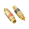 Suministro directo de fábrica cabeza de soldadura de Loto chapada en oro cabeza de soldadura RCA cabeza AV chapada en oro enchufe de audio