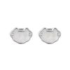 2024 Novo Long Life Lock National Trendy Brincos Design de Nicho Olho de Gato Pedra Estilo Chinês Ruyi Fu Lock Brincos para Mulheres