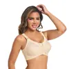 Sujetador transfronterizo ultradelgado de talla grande copa completa comercio exterior encaje sexy sin esponja sin aro de acero transparente ropa interior europea y americana