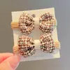 Lazo de Tela Dulce Diadema Elástica Alta para el Cabello Pinza para el Cabello Tul de Lunares Diadema para Niñas Accesorio para el Cabello de Princesa Tocado