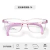 Nuevo marco de gafas de moda para niños, patilla retráctil, bisagra desmontable, marco de gafas de sentido avanzado, venta al por mayor para mujer