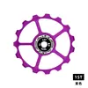Rueda Guía de Cambio Trasero para Bicicleta de Carretera Bicicleta 11T-17T Aleación de Aluminio Cambiador Bicicleta de Montaña Rodamiento Cerámico Engranaje