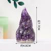 Pedrinhas de Cristal Natural Goma Goblin Elfo Artesanato em Resina Boneco Sem Rosto de Natal Enfeites de Anão