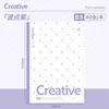Quatro Estações da Vida Caderno Simples Material de Escritório Bloco de Notas Capa Macia Caderno de Exercícios Caderno de Atividades