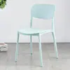 Cadeira de Plástico para Uso Doméstico, Cadeira de Jantar Espessa Estilo Nórdico com Encosto, Cadeira de Mesa de Jantar, Cadeira de Jantar Comercial, Banco Moderno Simples Confortável