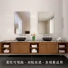 Espejo de baño autoadhesivo para montaje en pared, no requiere taladro, adecuado para baño, inodoro y tocador