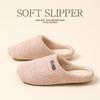 Pantuflas de Algodón 2025 para Mujer, Otoño e Invierno, Antideslizantes, Uso en Interiores del Hogar, Silenciosas, Suela Suave, Cálidas, Felpa, Pantuflas de Pareja para Hombre