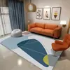 Nueva Alfombra de Piso Sala de Estar Dormitorio Lujo Ligero Alta Calidad Simple Cobertura Total Sofá Alfombra de Piso Grande Mesa de Café Limpiable Alfombra de Mesita de Noche