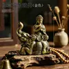 Nuevos Adornos Zen de Elefante y Buda Estilo Chino, Nuevas Piezas de Exhibición de Elefante y Buda Estilo Chino, Decoración Creativa para el Hogar para Mesa de Sala de Té