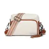 Nova Bolsa Feminina Transfronteiriça de Couro Genuíno, Tendência, Moderna e Simples, Bolsa de Ombro Cruzada, Bolsa Quadrada Mini de Couro Bovino de Primeira Camada