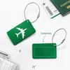 Etiqueta de Equipaje de Aluminio Personalizable para Bolsa de Viaje o Maleta, Etiqueta de Identificación con Cierre de Tornillo Seguro, Bucle de Cable de Acero y Tarjeta de Dirección de Contacto