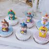 Desenhos animados borracha macia tridimensional doze zodíaco animal pequenos animais meninos e meninas crianças bolo de aniversário assar decoração plug-in