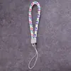 Lanyard para teléfono móvil al por mayor de fábrica, cordón para llavero de cámara de cuero PU, cuerda de muñeca para teléfono móvil de pareja, cuerda tejida de cuero