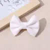 Nuevos y Versátiles Accesorios para el Cabello de Niña de Amazon Pinza para el Cabello de Lazo de Gamuza para Niños Clip de Borde Todo Incluido de Color Puro para Niñas Bebé