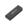 Adaptador USB-TypeC 3.2 Gen2, convertidor U macho a hembra, transmisión de alta velocidad de 10 Gbps, codo en L de 90 grados.