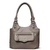 Bolsa Grande de Mão 2026 com Textura Simples, Nova Bolsa Tote Colorida Sólida da Moda para Mulheres, Bolsa de Ombro e Bolsa Transversal