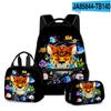 Juego 3D nuevo ROBLOX blox fruits mochila escolar lonchera estuche para lápices juego de tres piezas