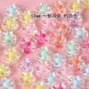 Contas Cor Fantasma Transparente Fosco Estrelas Doces Redondas Contas para DIY Pulseira de Joias Artesanais Acessórios Material