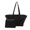 Bolsa Tote para Mulheres, Cor Sólida, Simples e Elegante, Grande Capacidade, Nova Moda Bolsa de Ombro, Bolsa para Mães, Bolsa de Ombro Único para Mulheres