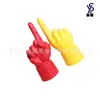 Produção Profissional de Enfeites de Espuma de Poliuretano com Dedos Grandes, Braço de Brinquedo com Gesto Simulado de Vitórias Ok Abastecendo