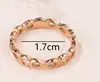 Fabricantes de titanio acero láser por favor un anillo de 8 caracteres diamante oro rosa anillo de personalidad al por mayor