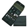 Conjunto de cortadores de unha de aço inoxidável transfronteiriço conjunto de 16 peças conjunto ferramentas domésticas de pedicure tesouras de manicure tesouras diagonais