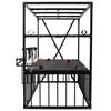 Mobiliario sexy BDSM accesorios de aula cama de tortura estructura en X jaula para perros integrada herramienta de sujeción para castigo marco de restricción grande