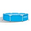 INTEX 28205 Piscina redonda de 8 pies con estructura de tubos juego infantil al aire libre piscina con soporte piscina de juegos para jardín doméstico