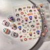 Adesivos populares para nail art no estilo do Instagram, adesivos 5D em relevo fofos, adesivos decorativos DIY com o avatar do grupo TFBOYS
