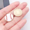 Accesorios de Aleación Esmaltada para Manualidades Colgante Ropa Deportiva Zapatos Bate de Béisbol Llavero Hecho a Mano Pendientes Colgante de Joyería