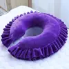 Almohada para cama de belleza, cojín con agujero facial para cama de masaje, almohada con agujero para reposacabezas, suministros para salón de belleza, reposacabezas en forma de U para tratamientos corporales