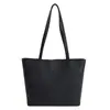 Bolso Tote Sencillo de Gran Capacidad para Viajes Diarios para Mujer 2025 Invierno Nuevo Estilo Lujo Accesible Color Contrastante Estilo Extranjero Exquisito Bolso de Hombro Único