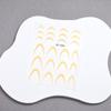 Pegatinas francesas con degradado para decoración de uñas, pegatinas de sonrisa en media luna, pegatinas auxiliares clásicas de arco de línea francesa, pegatinas de flores para uñas, joyería