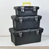 Caja de Herramientas Portátil de Doble Capa Engrosada de Grado Industrial, Caja de Almacenamiento de Piezas de Ferretería, Gabinete de Cajones de Plástico Duradero y Resistente a Caídas Venta de Liquidación