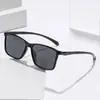 Gafas de Sol Polarizadas, Gafas de Sol de Montura Cuadrada, Gafas de Sol de Moda para Conducir, Anti-UV, Populares Gafas de Sol de Conductor para Conducir