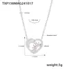 Miduoduo Joias Estilo Ins Coração Deusa do Sol Zircônia Incrustada Pingente Colar Pulseira Aço Inoxidável Banhado a Ouro Conjunto