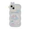 Para Apple 14 Waved Monster Bracelet Capa de celular iphone15 Jade Gui Dog 13 Suporte Capa protetora Novo estilo